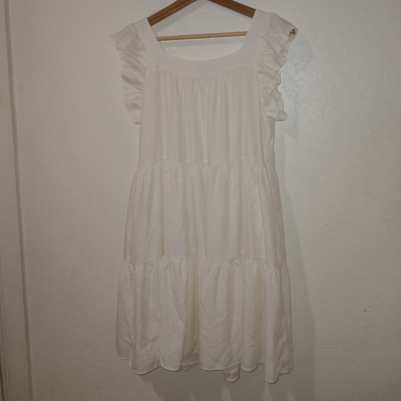 J.MARIE White Tiered Dress - Picture 3 of 8